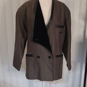 Vtg Breco's Divisione Tessuto Blazer
